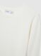 White crew-neck sweater with long sleeves_5