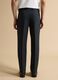 Pantaloni formali blu in twill di viscosa elasticizzata slim fit_2