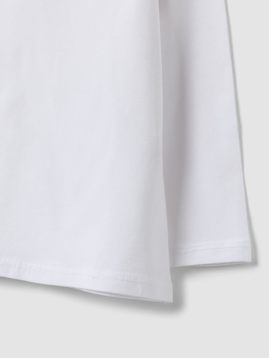 White long-sleeved organic cotton T-shirt_3