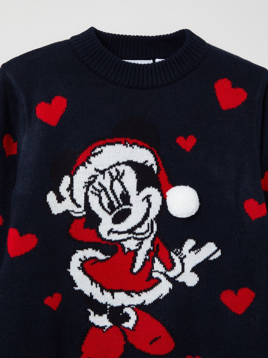 Christmas Jumper con disegno Minnie e cuori_2