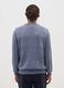 Blue Acrylic and Wool Sweater_2