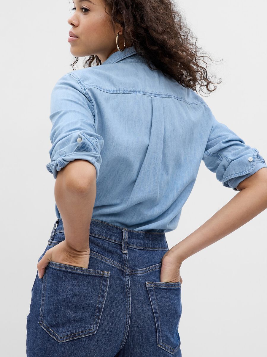 Denim shirt with pocket_2