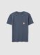 Boys' Blue Cotton Regular Fit T-shirt_3