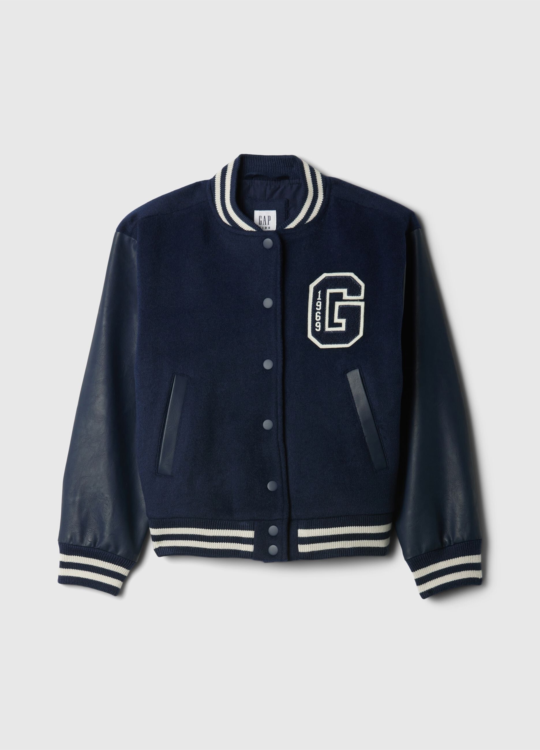 Varsity jacket with logo