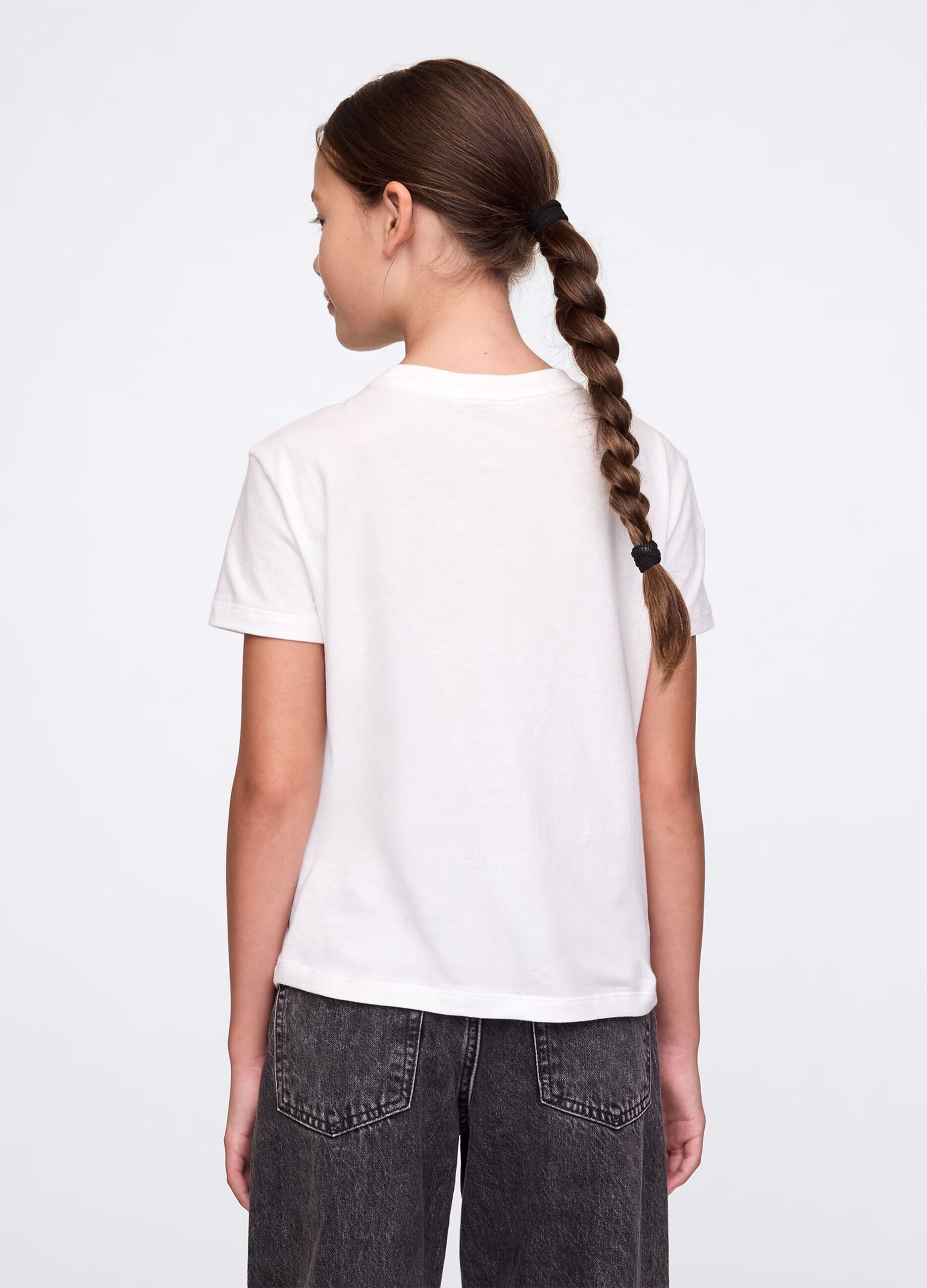 White cotton T-shirt