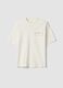 White short-sleeve pure cotton T-shirt_0