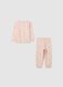 Girls' pink pure cotton regular fit pyjamas_1