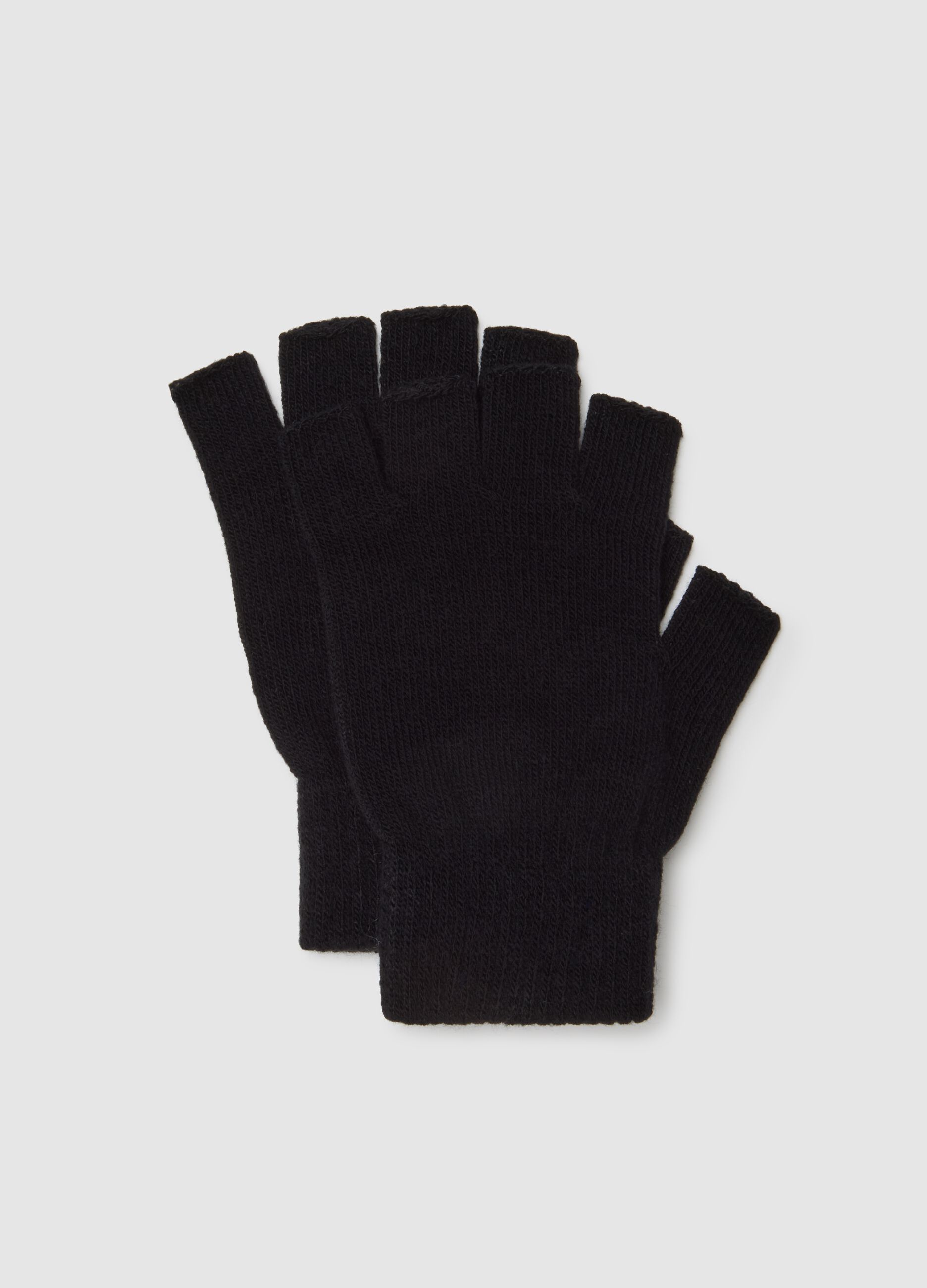 Black Fingerless Gloves