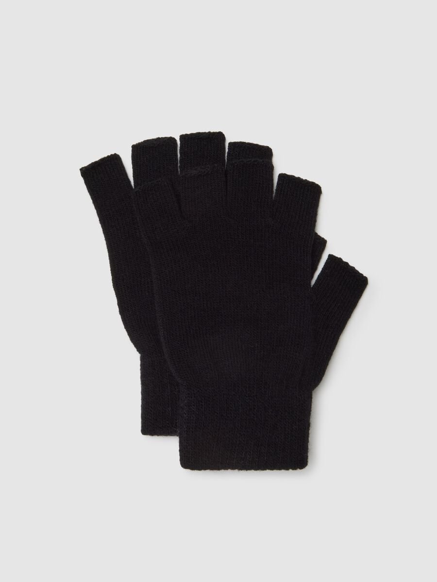 Black Fingerless Gloves_0
