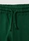 Green regular fit pure cotton baby trousers_2