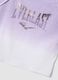 T-shirt viola a maniche corte in cotone elasticizzato per bambina regular fit_3