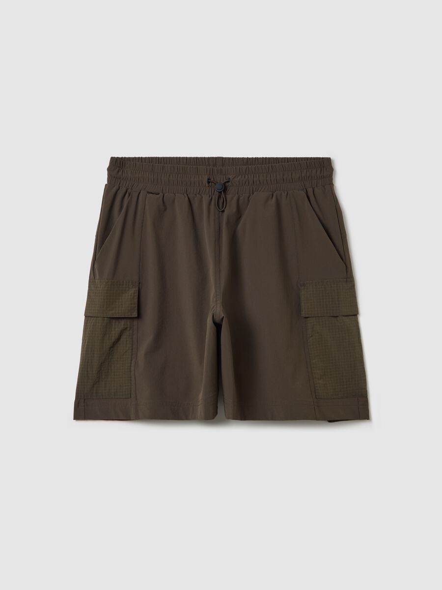 ALTAVIA WITH DEBORAH COMPAGNONI wide-leg cargo shorts_5