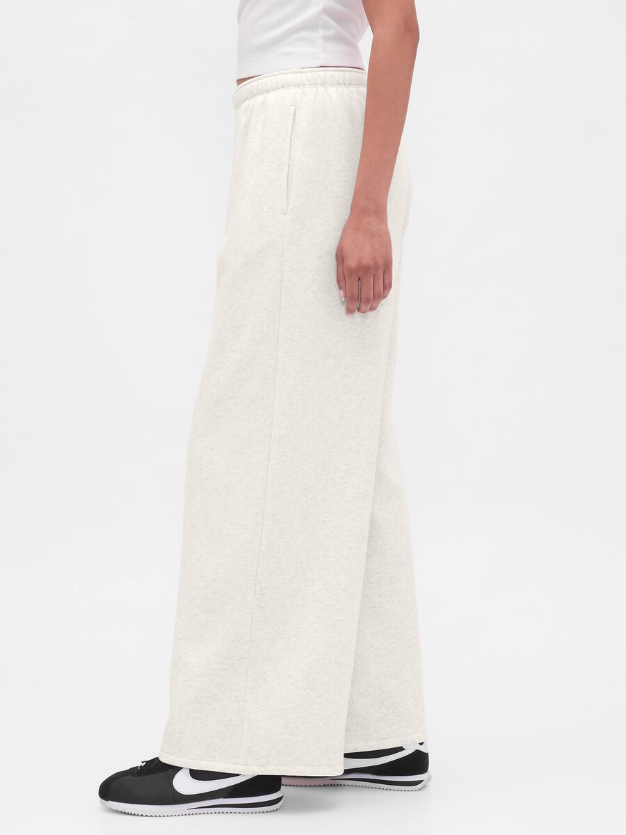 White Cotton Blend Trousers_4