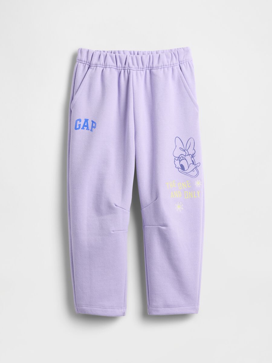 Purple Trousers in Pure Cotton_0