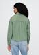 Green cotton cropped shirt_2
