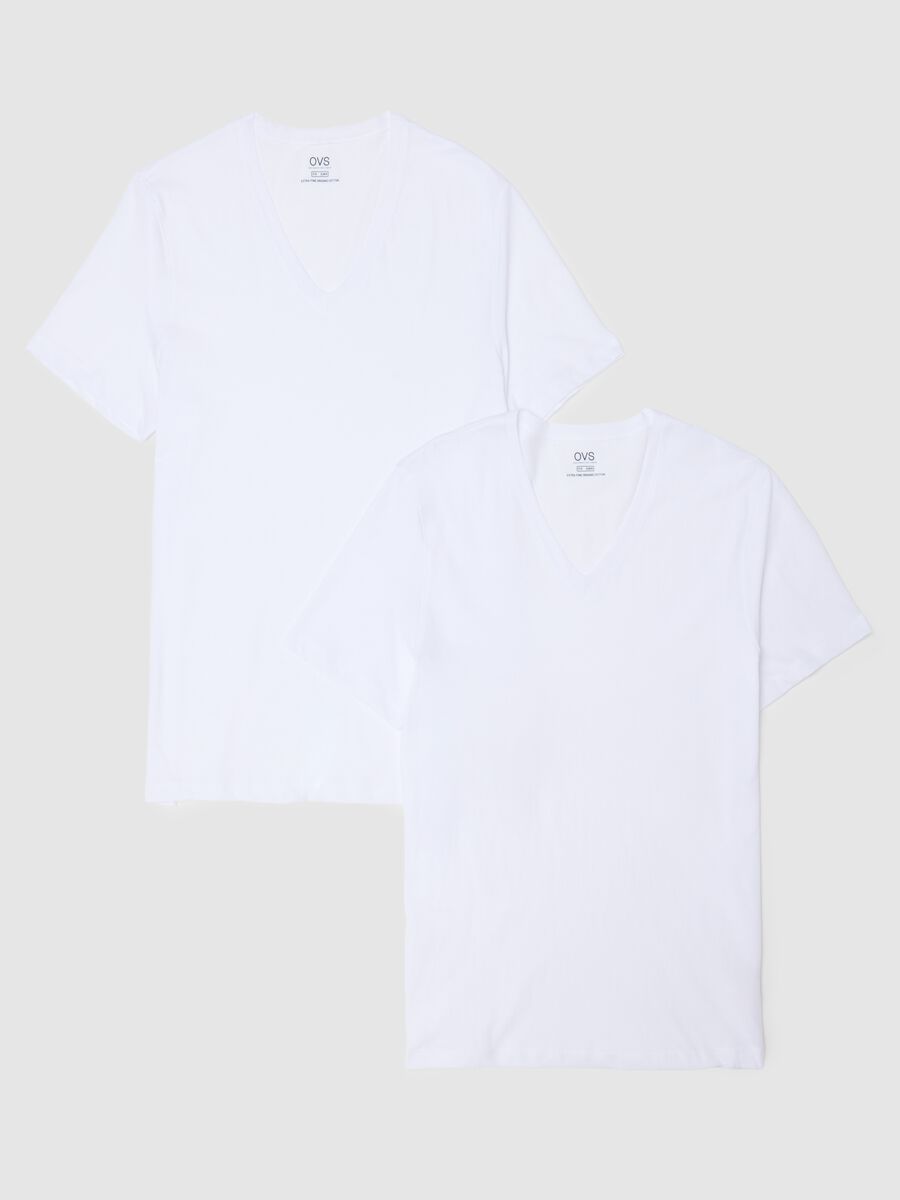 Men's White Regular Fit Pure Cotton T-shirt_4