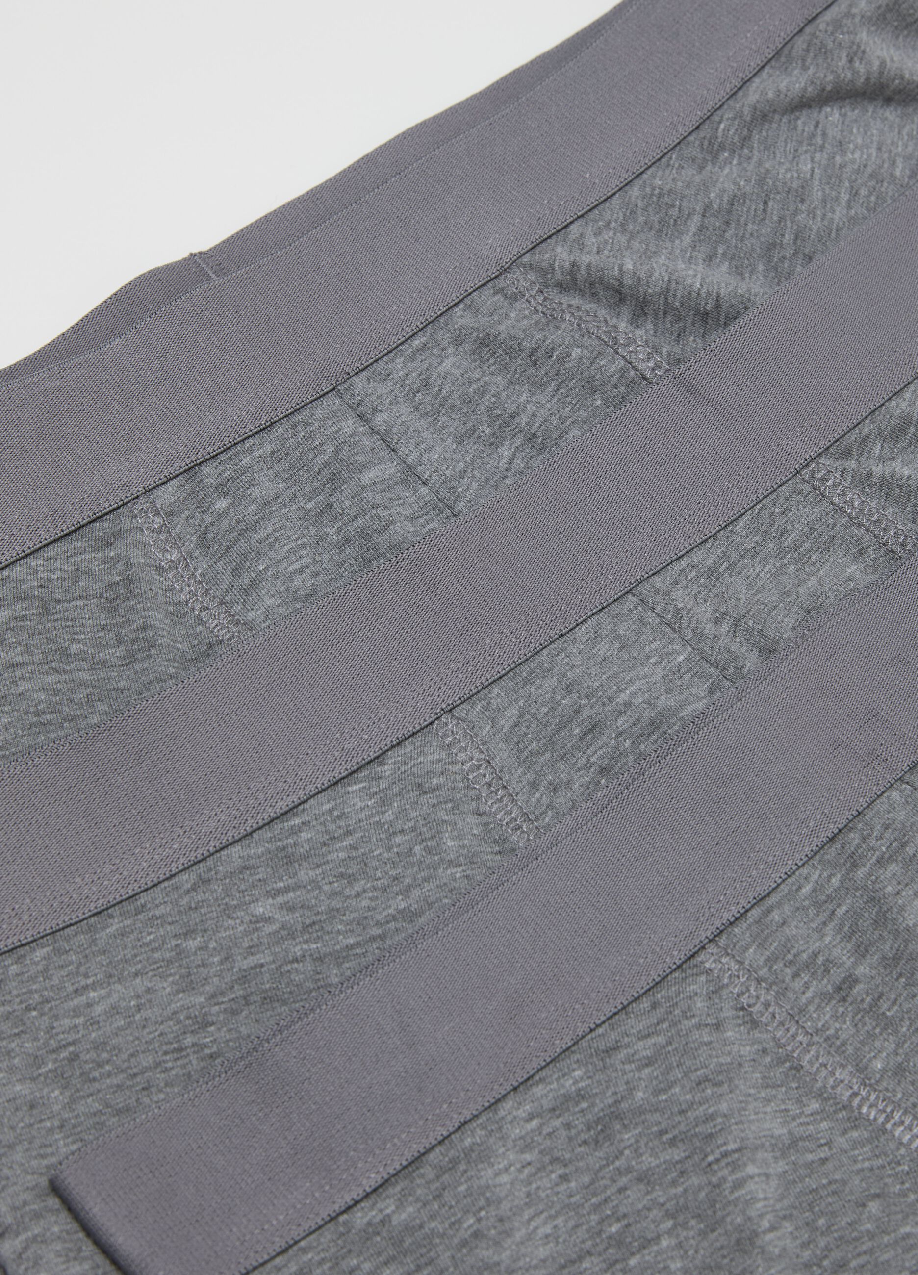 Tripack boxer midi con elastico esterno