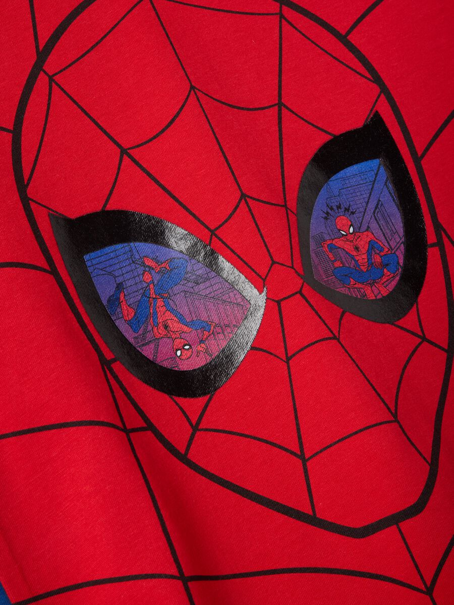 T-shirt in puro cotone multicolor da bambino oversize fit con Spiderman_3