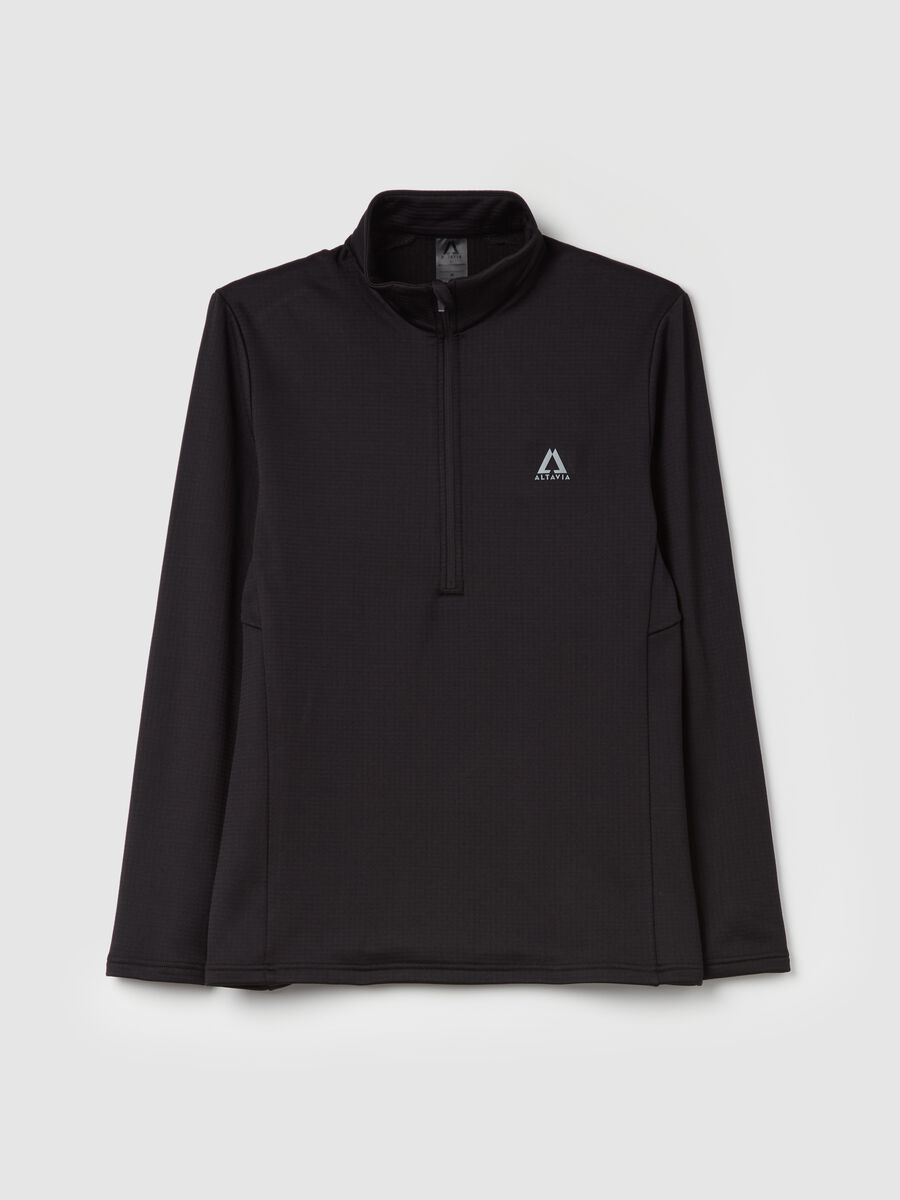 Waffle pile half-zip ALTAVIA WITH DEBORAH COMPAGNONI_4