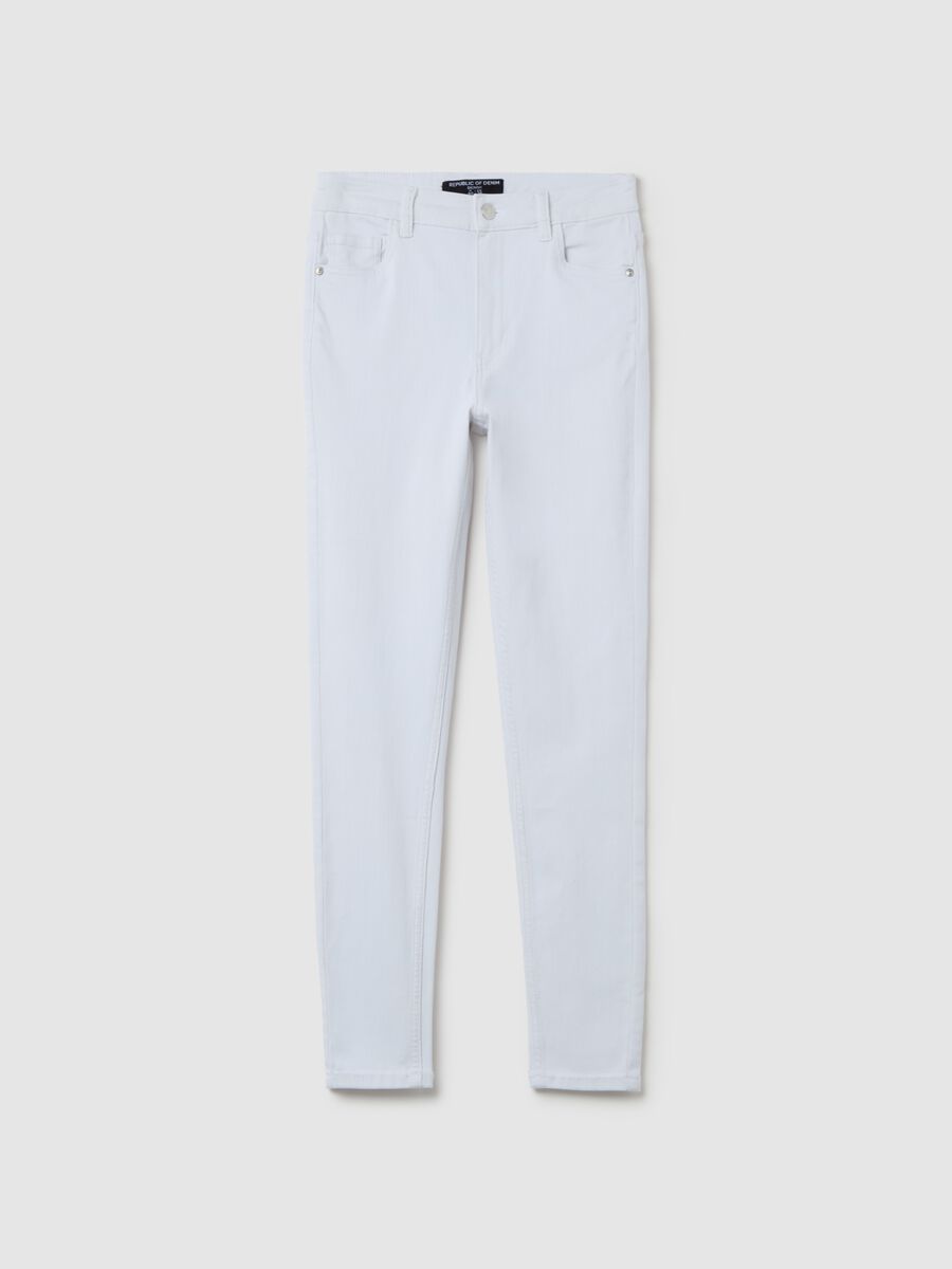 Skinny-fit high rise jeans_4