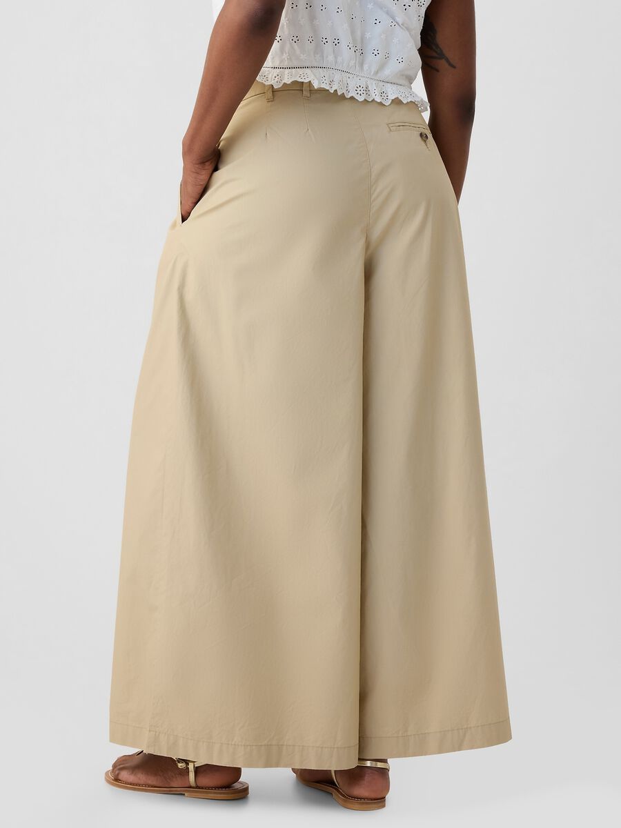 GAP x DÔEN Pantalone a vita alta con pinces_1