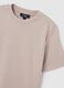 Beige Regular Fit Pure Cotton T-shirt_5