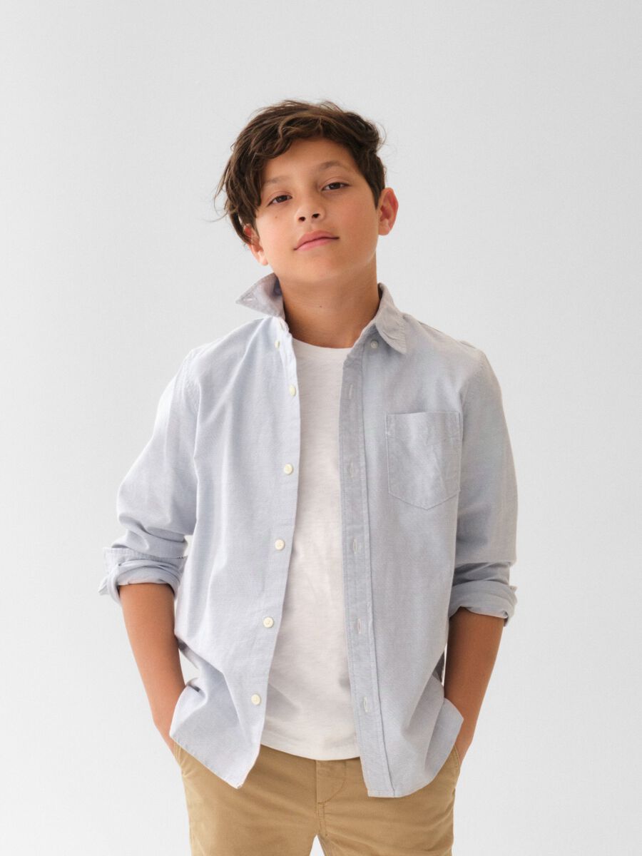 Oxford shirt with pocket_0