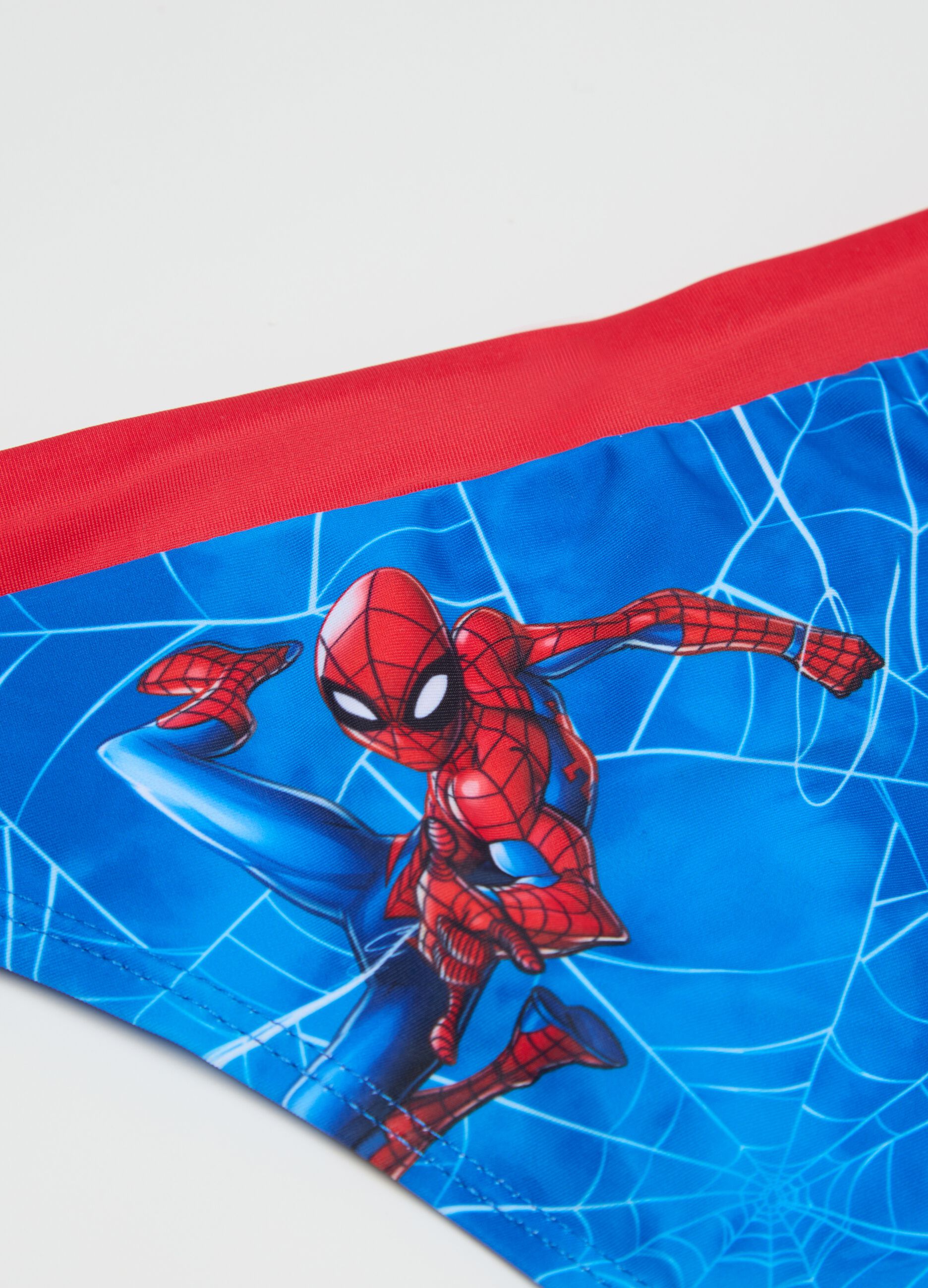 Spider-Man Red and Blue Swim Briefs for Boys