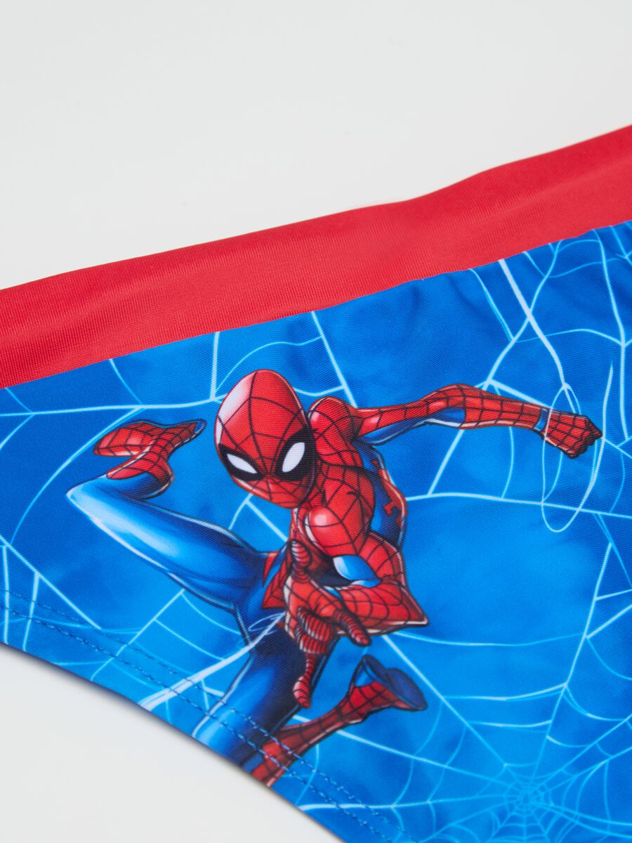 Spider-Man Red and Blue Swim Briefs for Boys_3