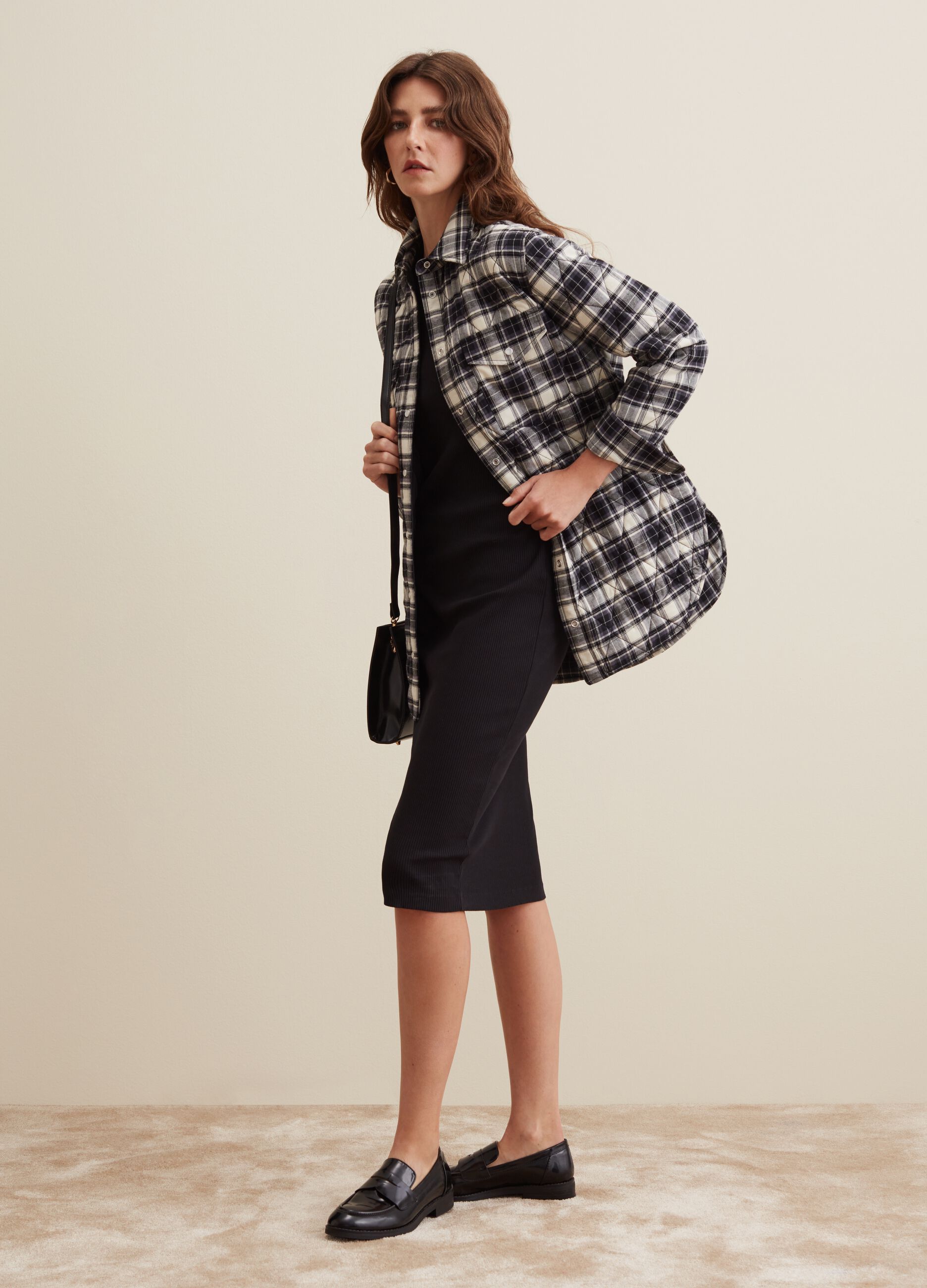 Shacket trapuntata a rombi fantasia check_0