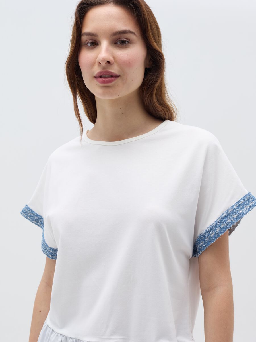 T-shirt with contrasting trim_1