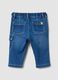 Baby Boys&rsquo; Blue Stretch Cotton Cargo Pocket Trousers_1