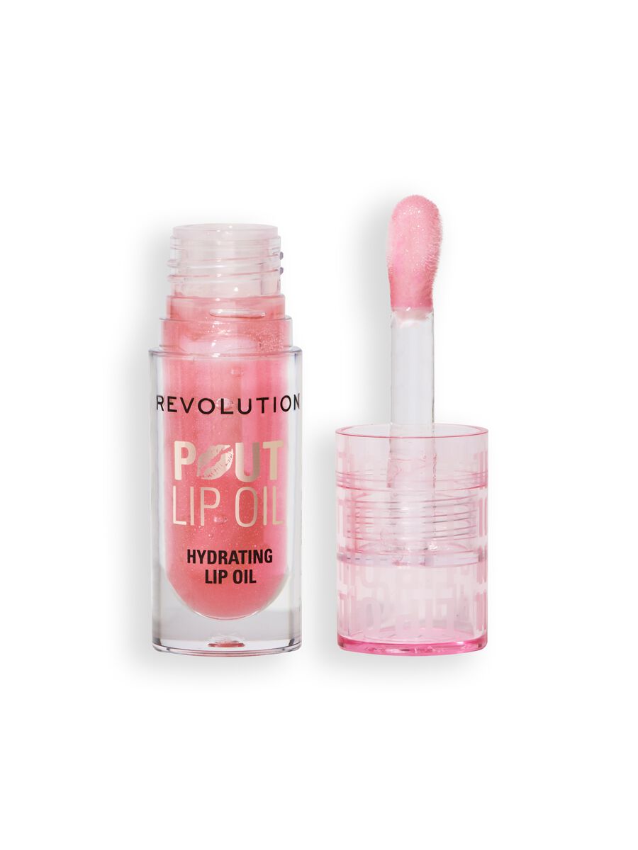 Revolution Pout Lip Oil Glam Pink Shimmer_1