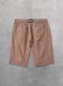 100% Linen Shorts Mocha_7