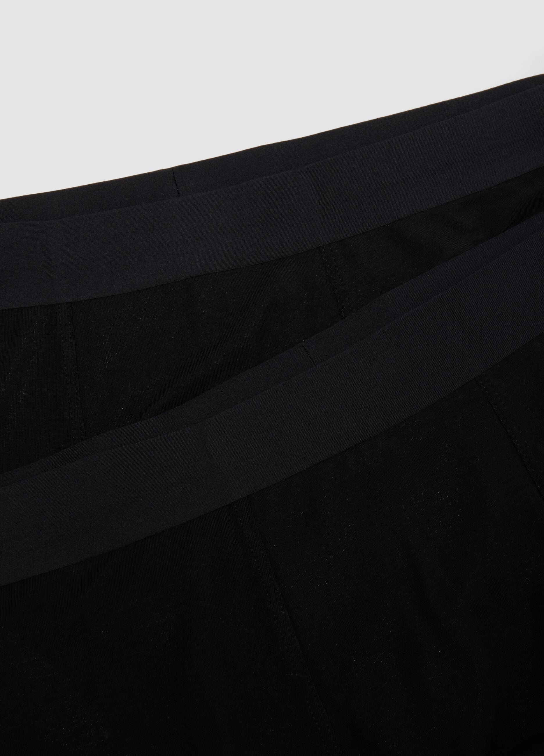2-pack of black stretch modal briefs