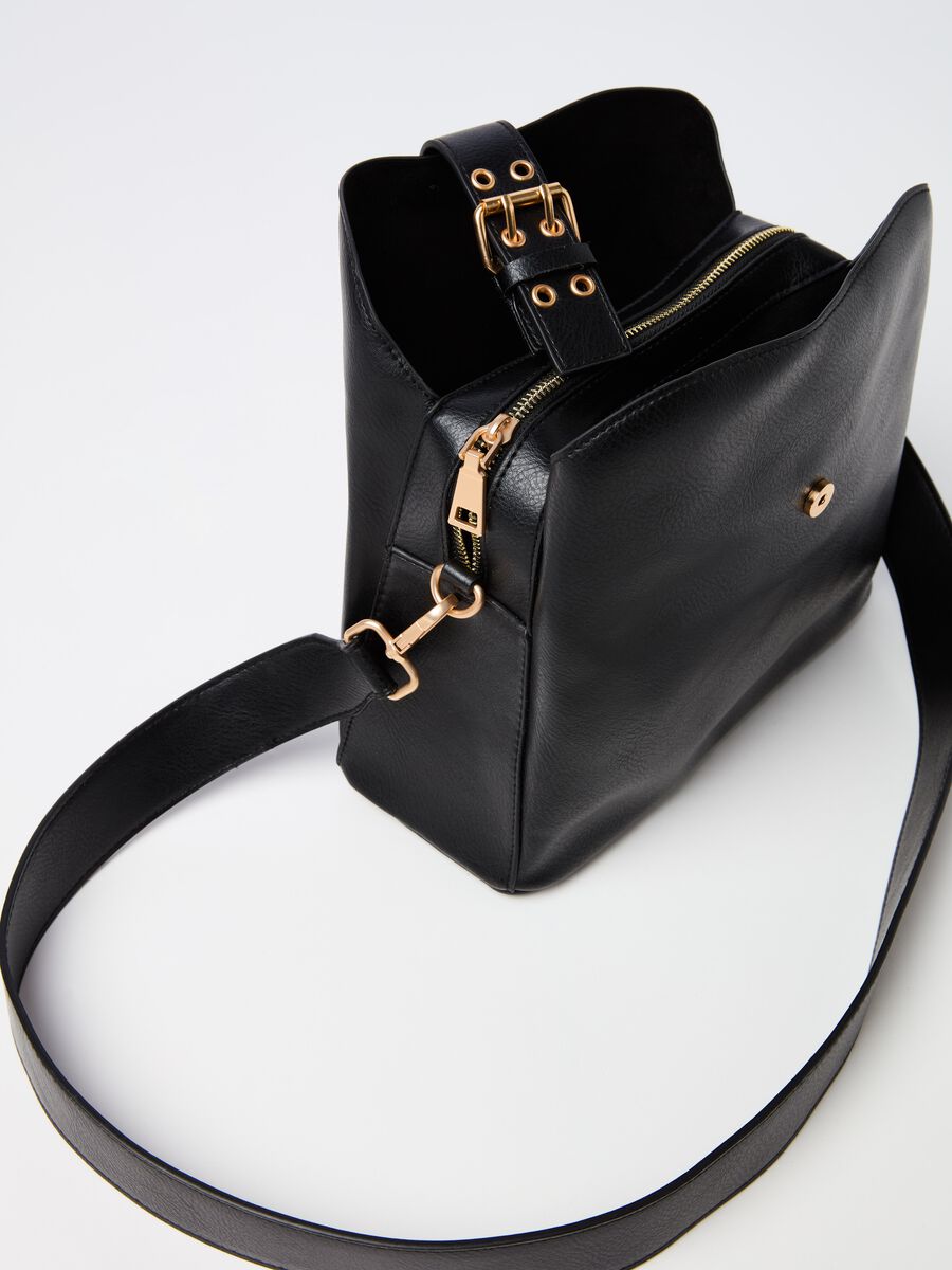 Borsa a secchiello con tasche esterne_2