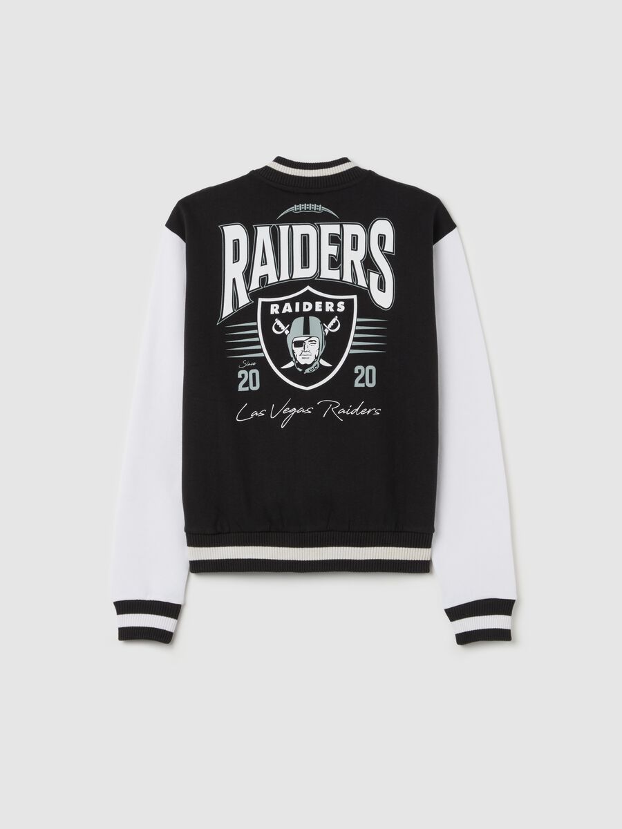 Varsity bomber jacket with NBA Las Vegas Riders embroidery and print_4