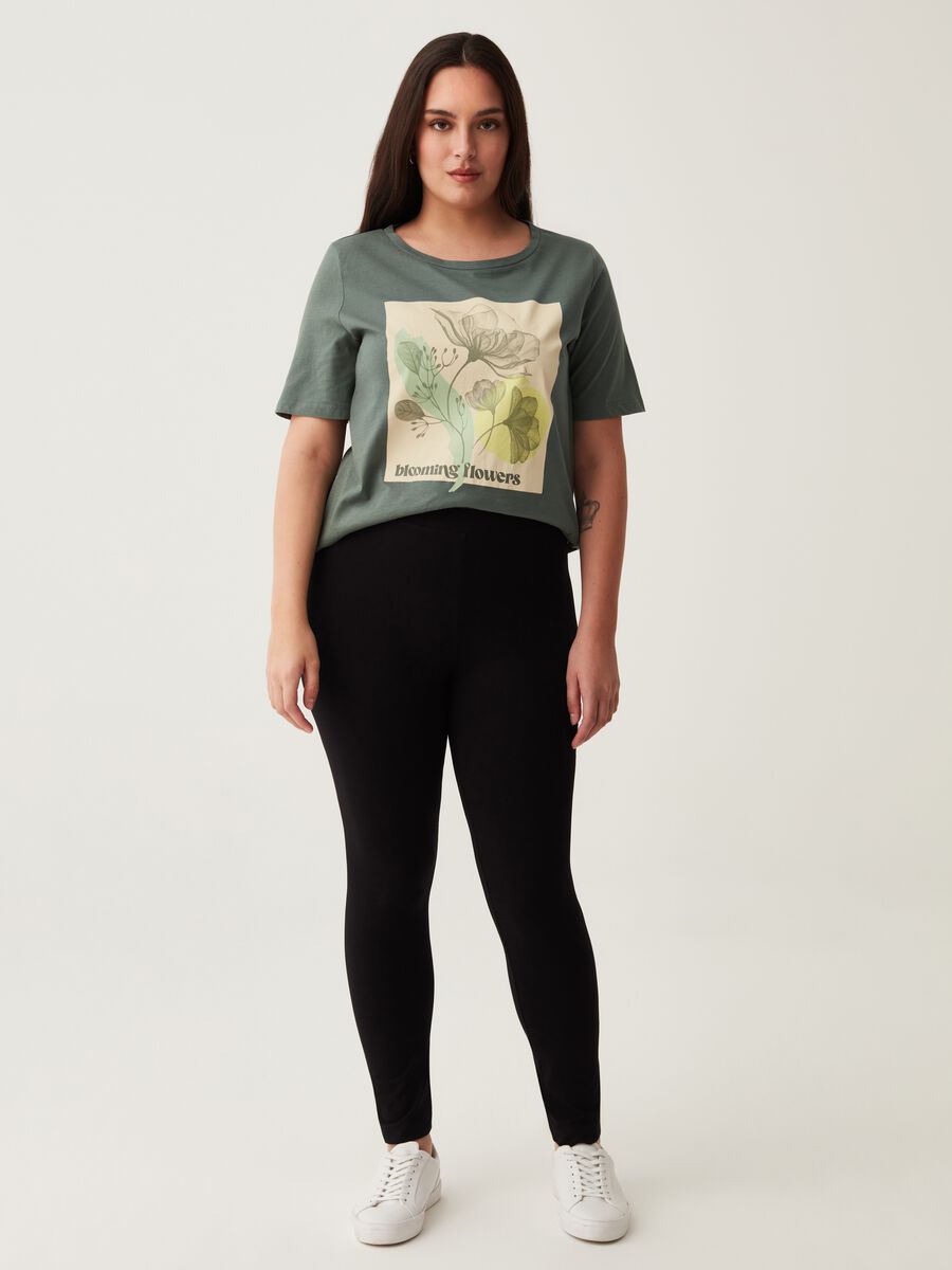 Leggings in cotone stretch Curvy_0