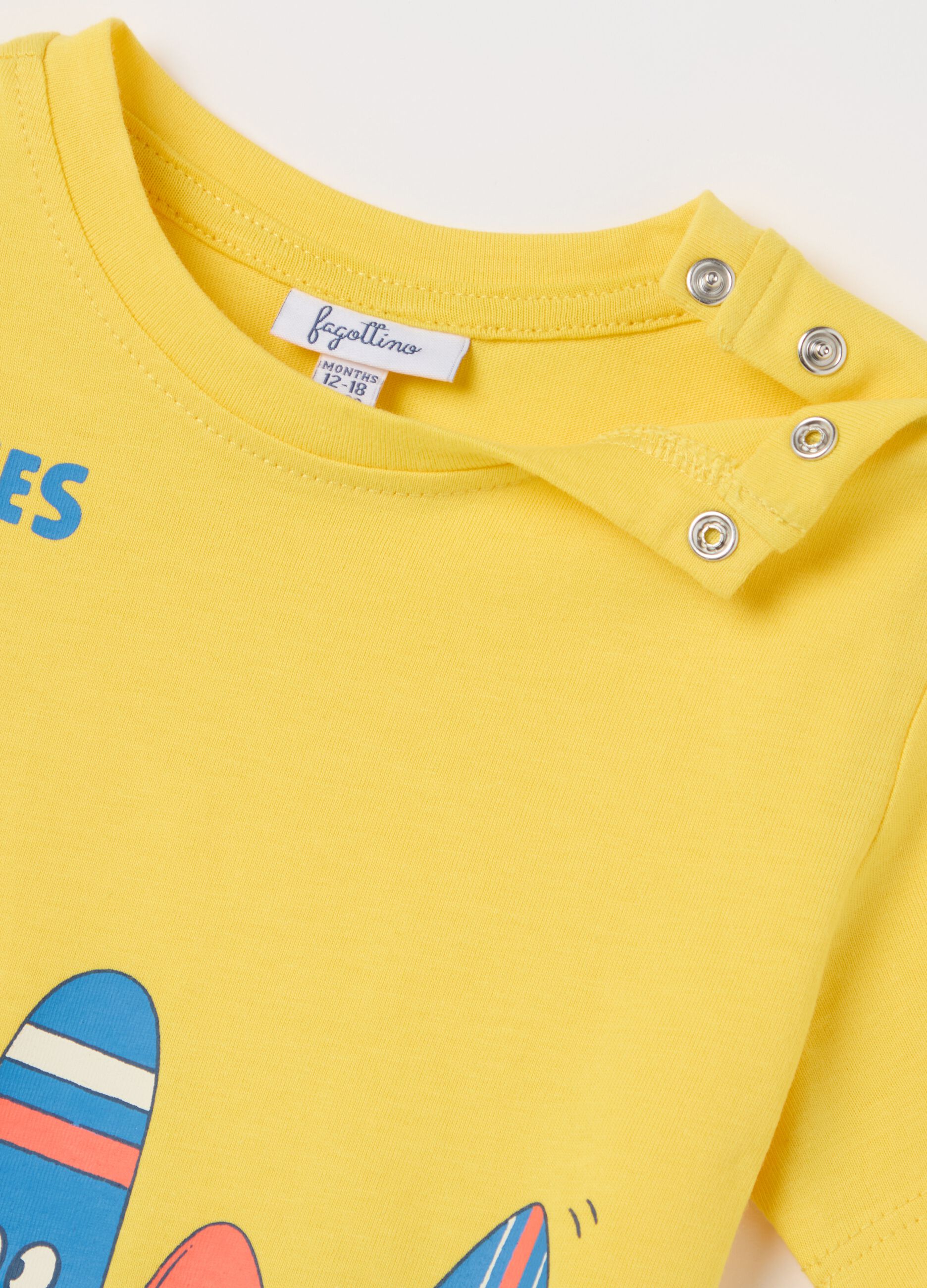 Cotton T-shirt with print