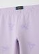 Girls' Purple Stretch Cotton Leggings_2
