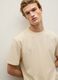 T-shirt in puro cotone beige regular fit_3