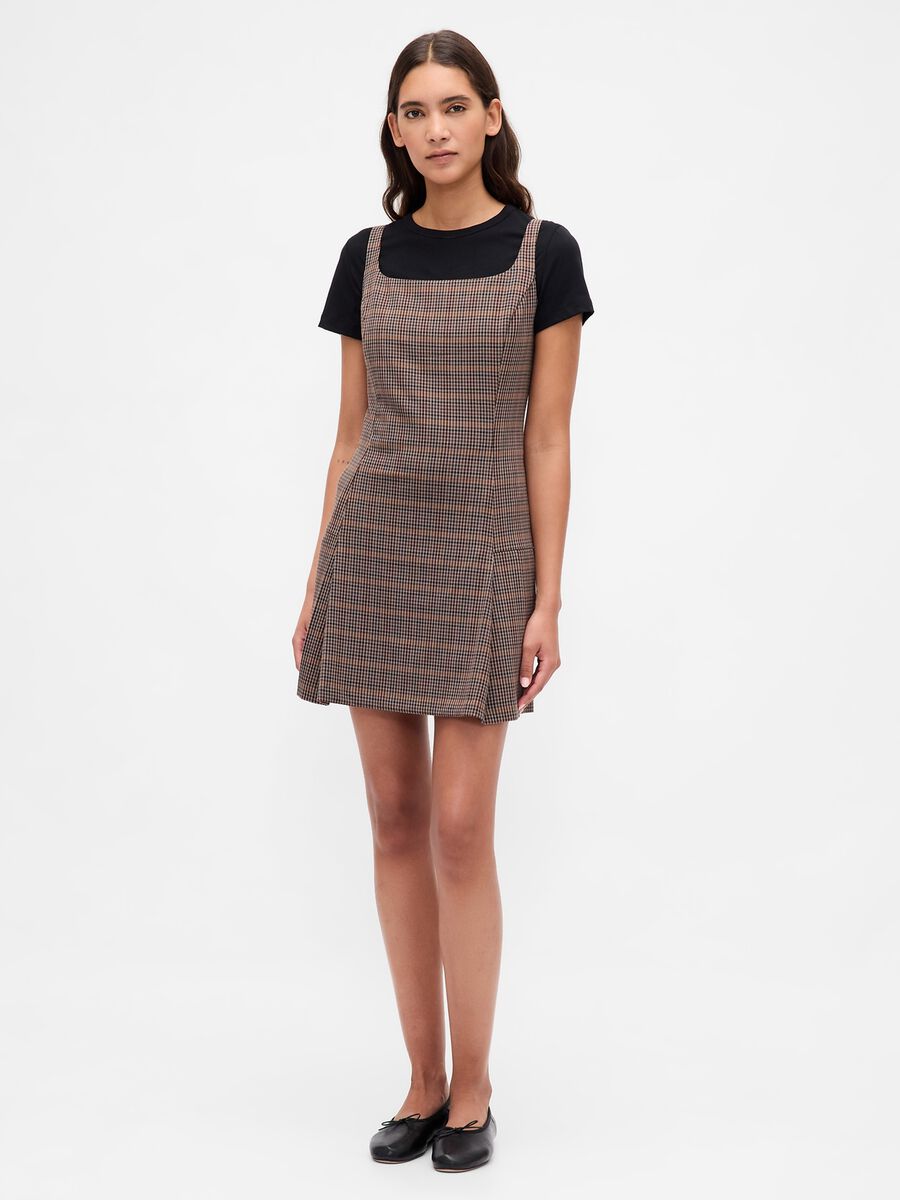 Abito a quadri con dettaglio check_1