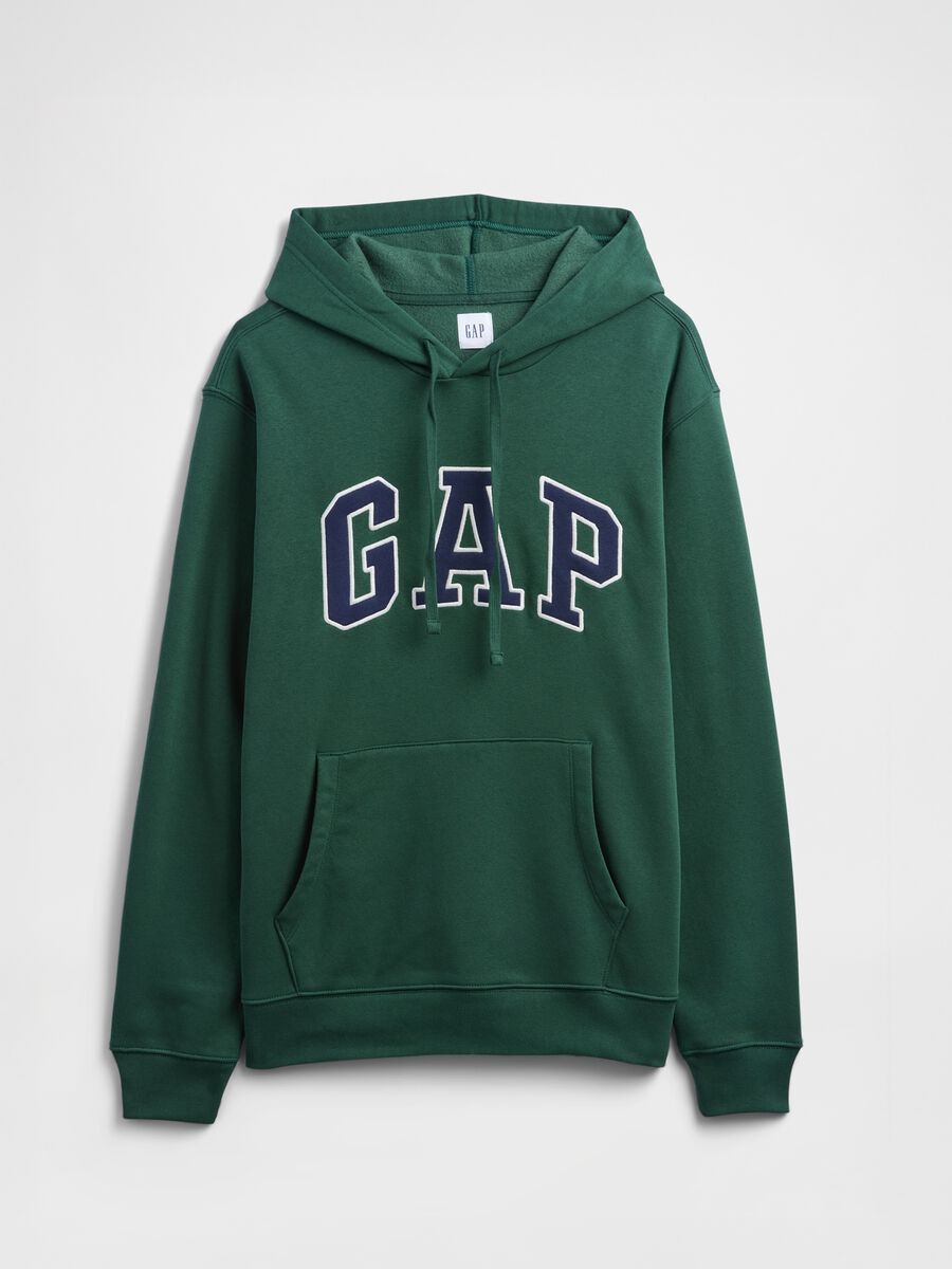 Felpa verde con cappuccio GAP_3