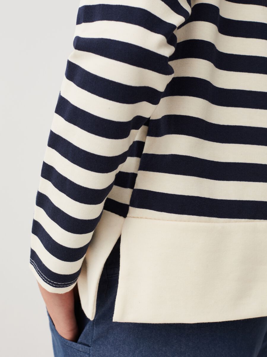 Maglia a righe con maniche lunghe_3