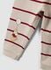 Beige pure organic cotton striped pyjamas with Winnie the Pooh embroidery_3