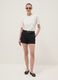 White pure cotton regular-fit T-shirt with perforated detail_1