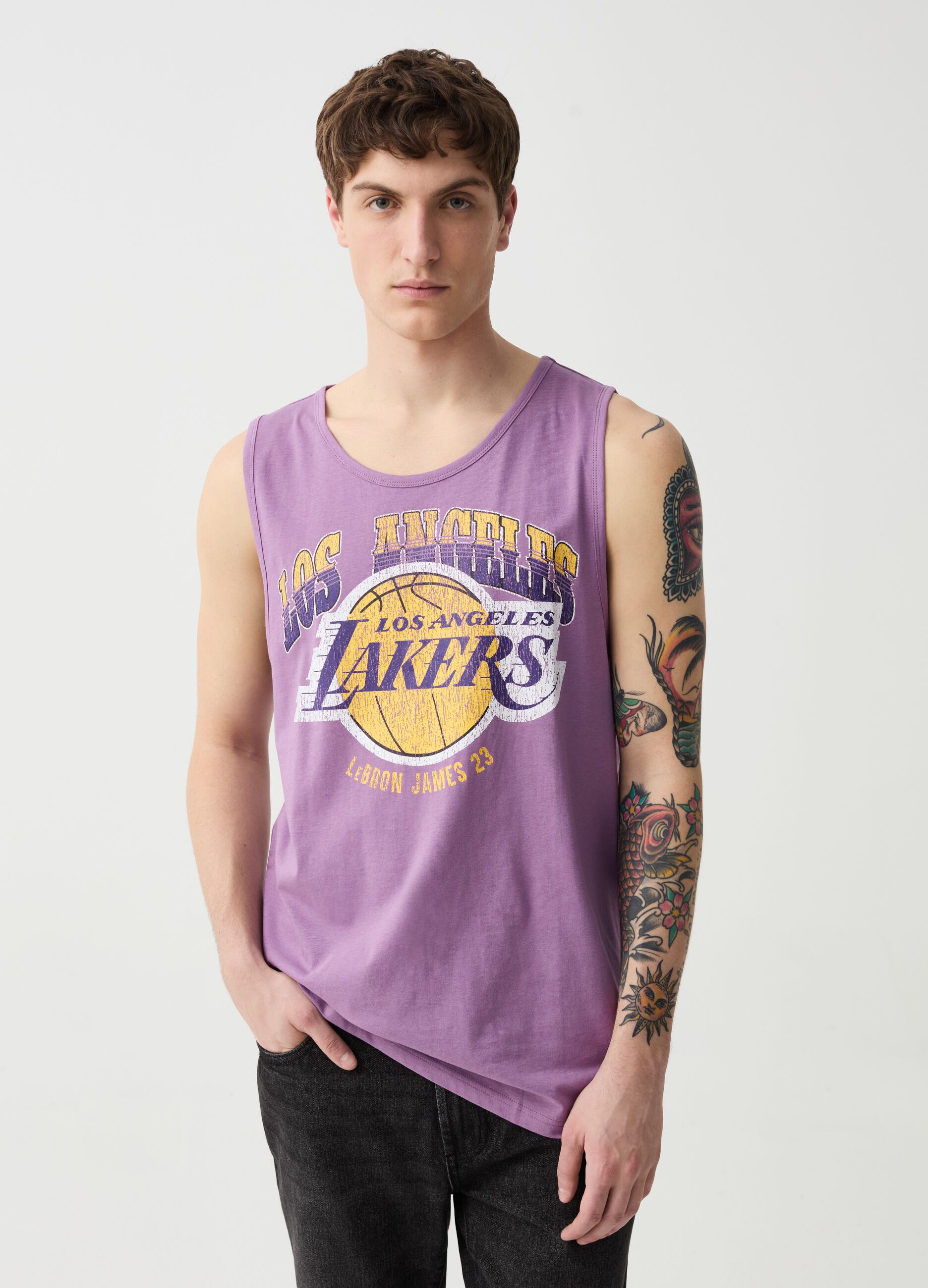 Tank top stampa NBA Los Angeles Lakers