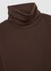 Brown turtleneck sweater regular fit_5