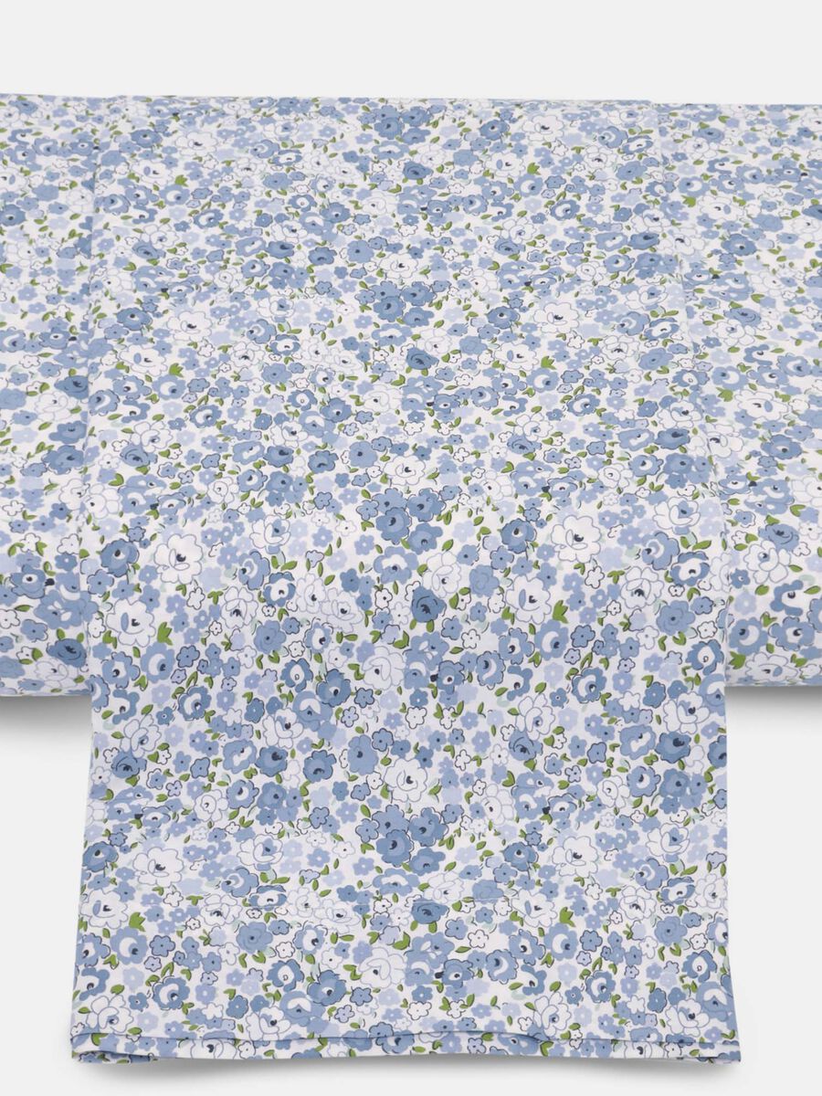 Floral double bed sheet in cotton_0