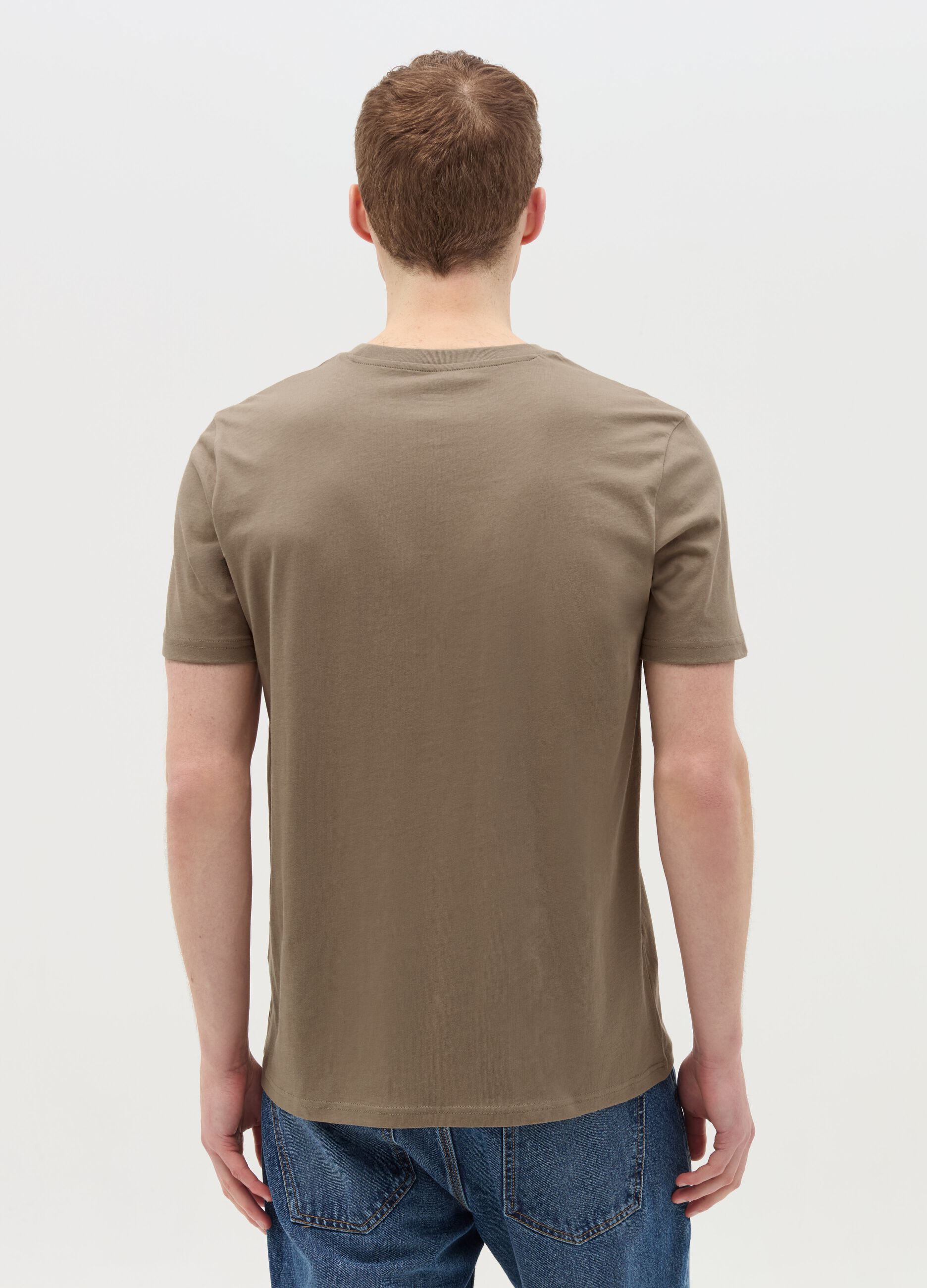 T-shirt regular fit in cotone 
